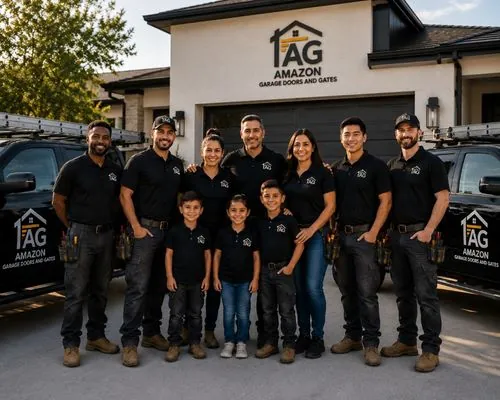 Amazon Garage Doors and Gates team and family in Santa Ana