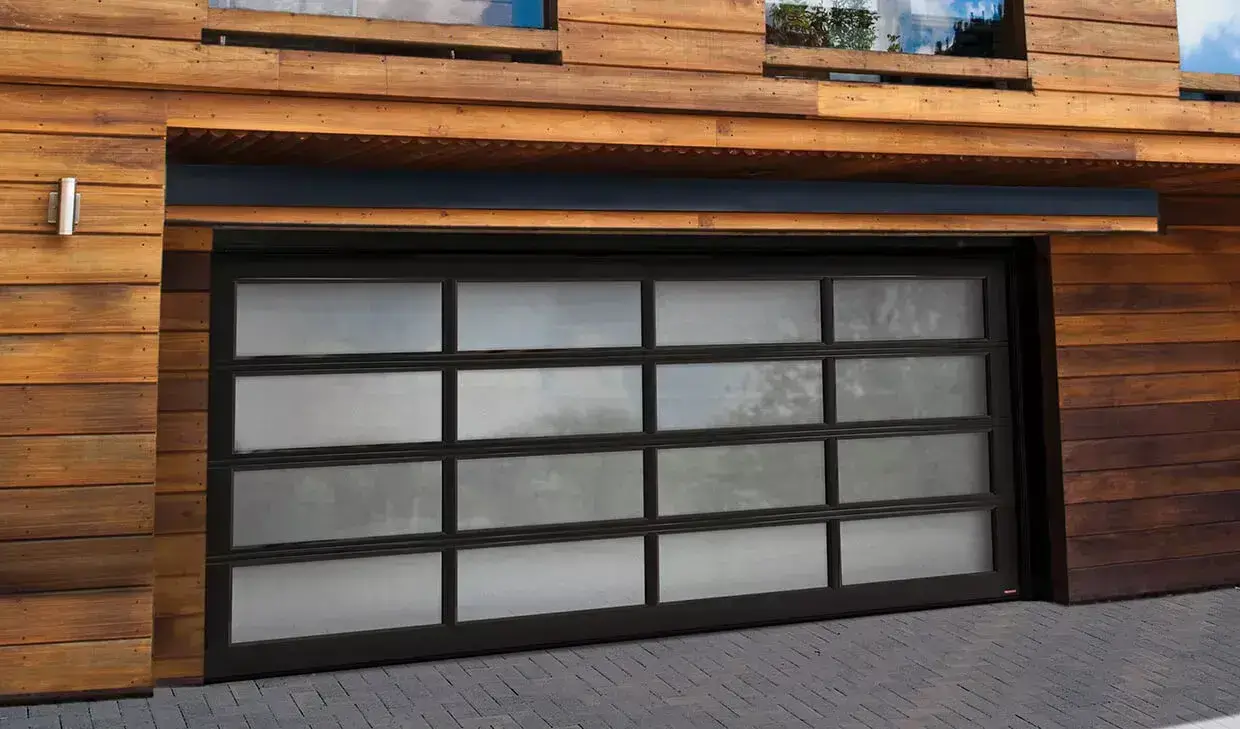 Glass Panel Garage Door